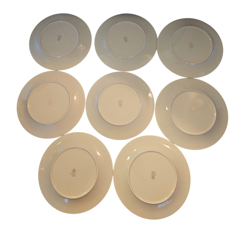 Set of‎ 8 LENOX JEWELED ACCENTS DIMENSION COLLECTION9-3/8" Luncheon - Picture 6 of 7